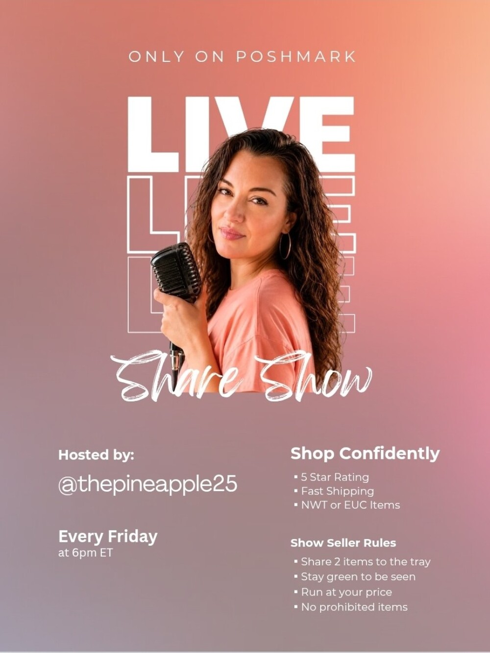 "Like" this to be notified when I'm live! - Picture 1 of 3